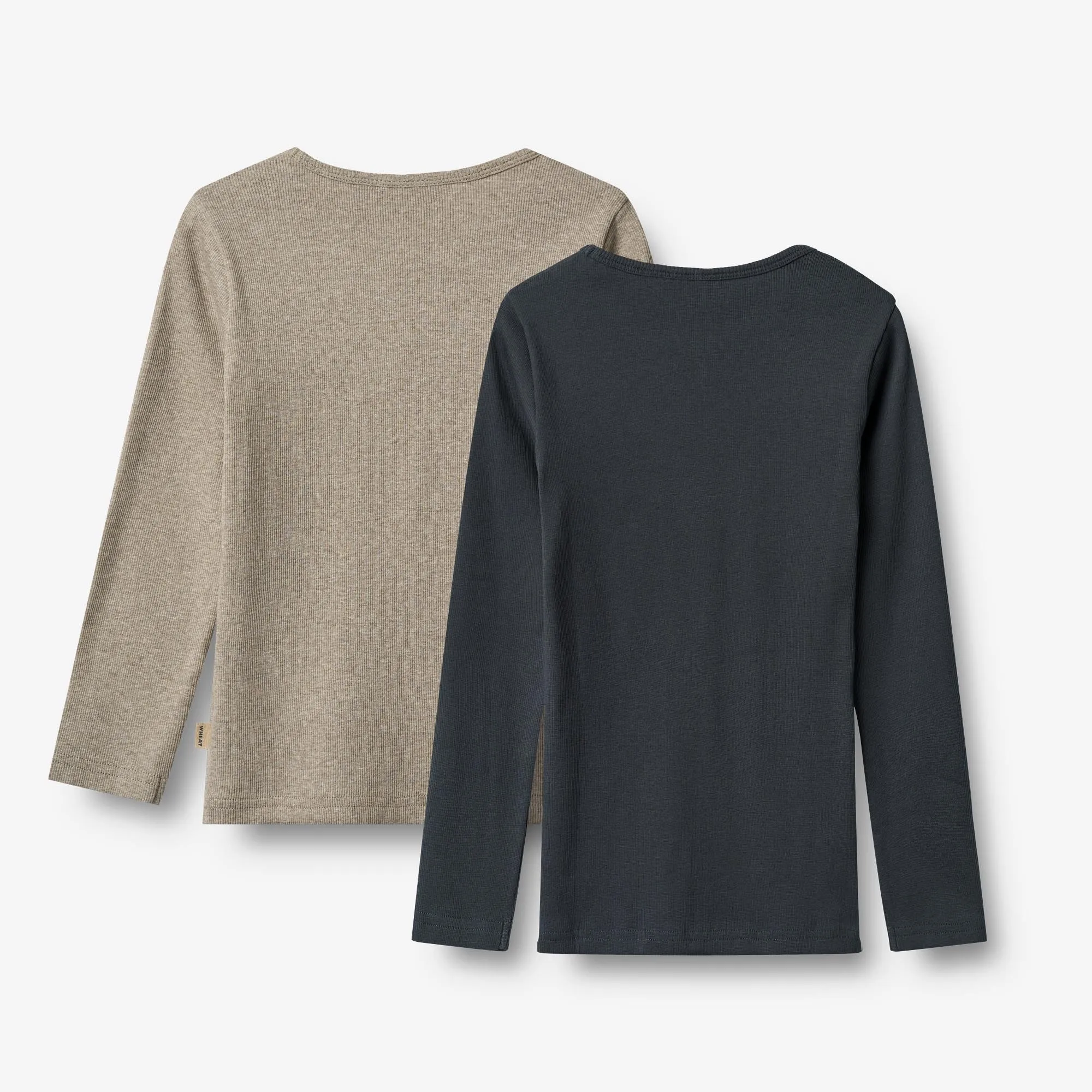 2 Rib T-shirt L/S Stig - navy