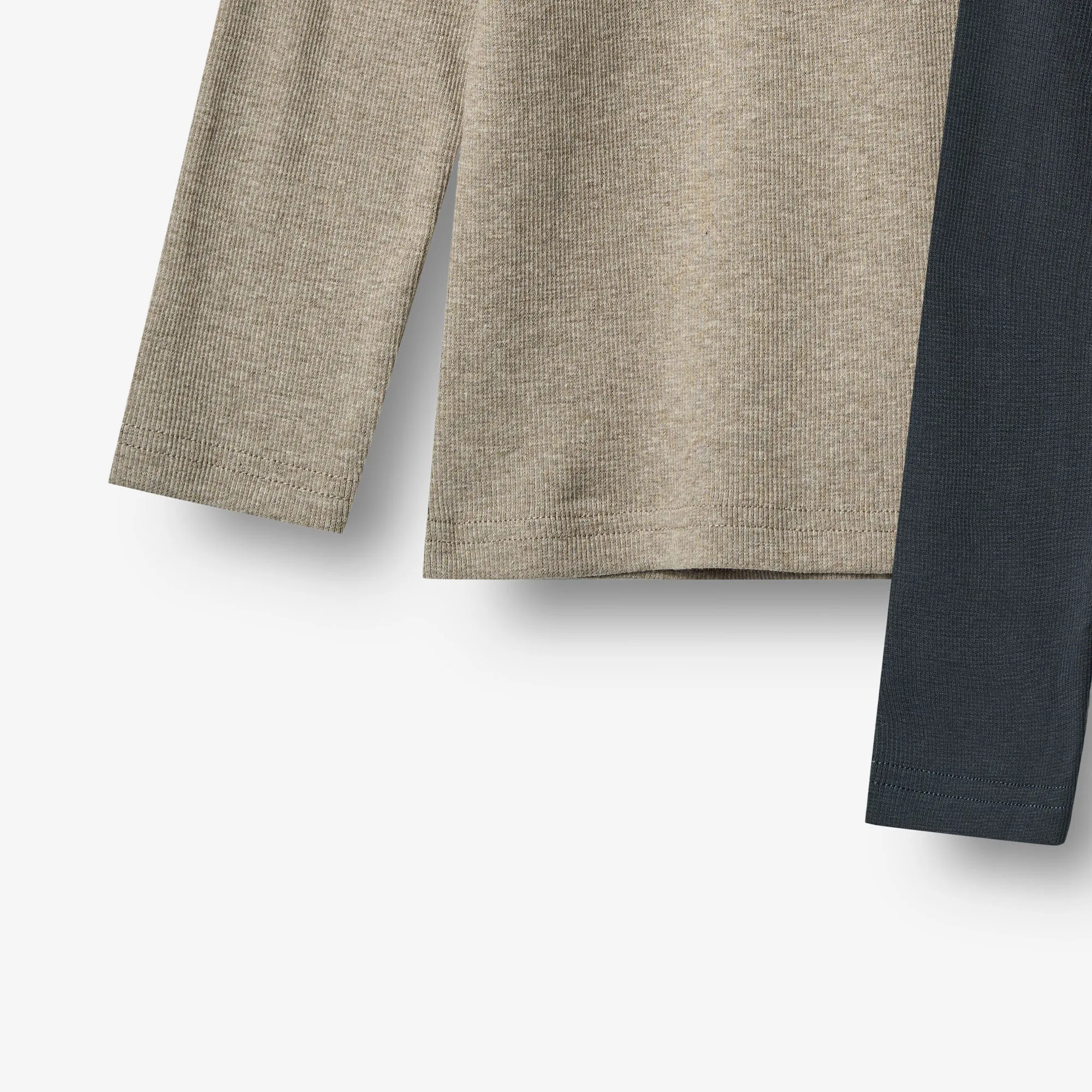 2 Rib T-shirt L/S Stig - navy