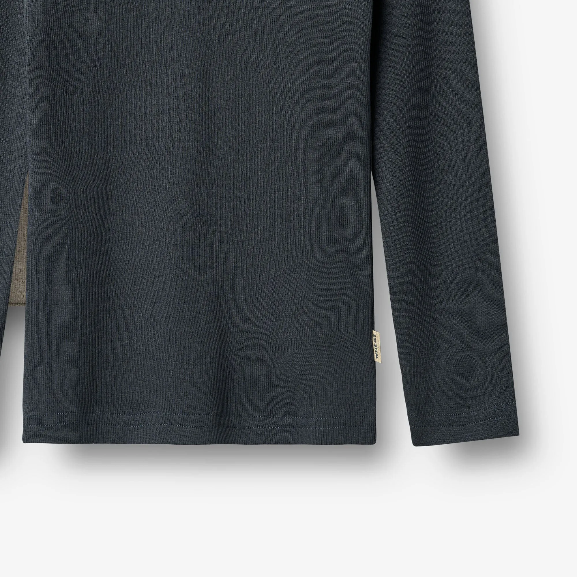 2 Rib T-shirt L/S Stig - navy