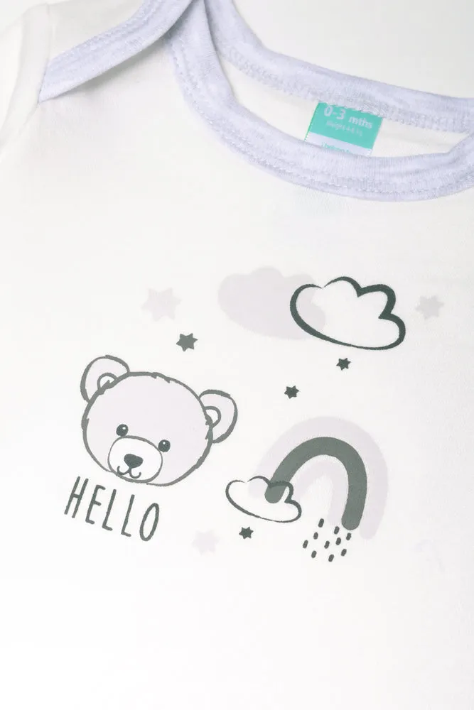 5 Piece Bear Set White