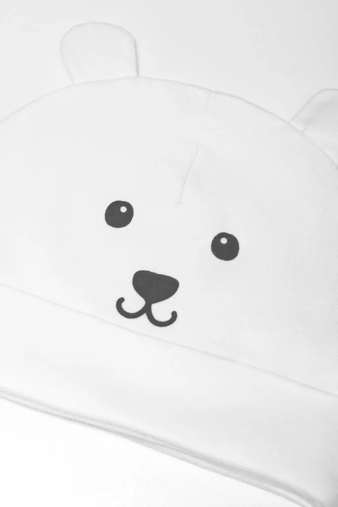 5 Piece Bear Set White