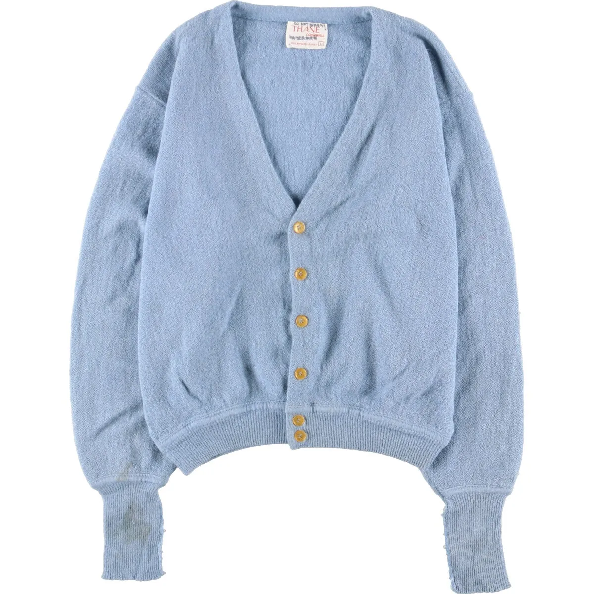 70'S THANE Alpaca Knit Cardigan Men's L Vintage /eaa371926