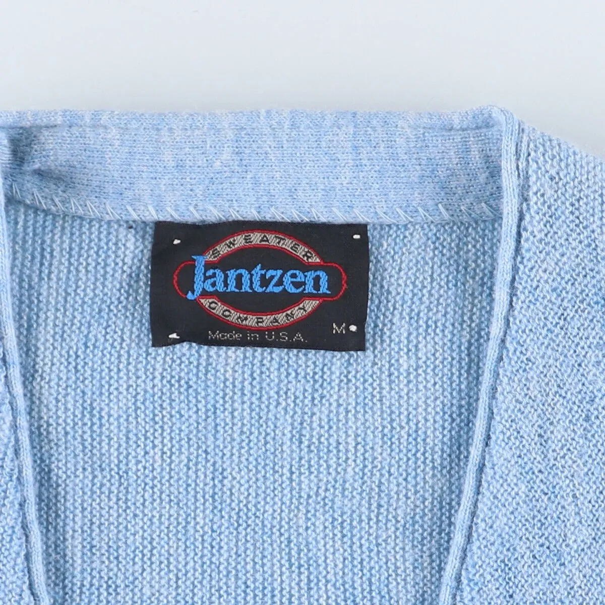 80'S Jantzen acrylic knit cardigan made in USA, men's M, vintage /eaa423175