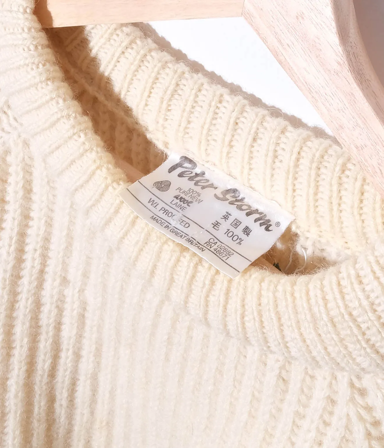 80's Peter Storm Wool Sweaters (Natural)