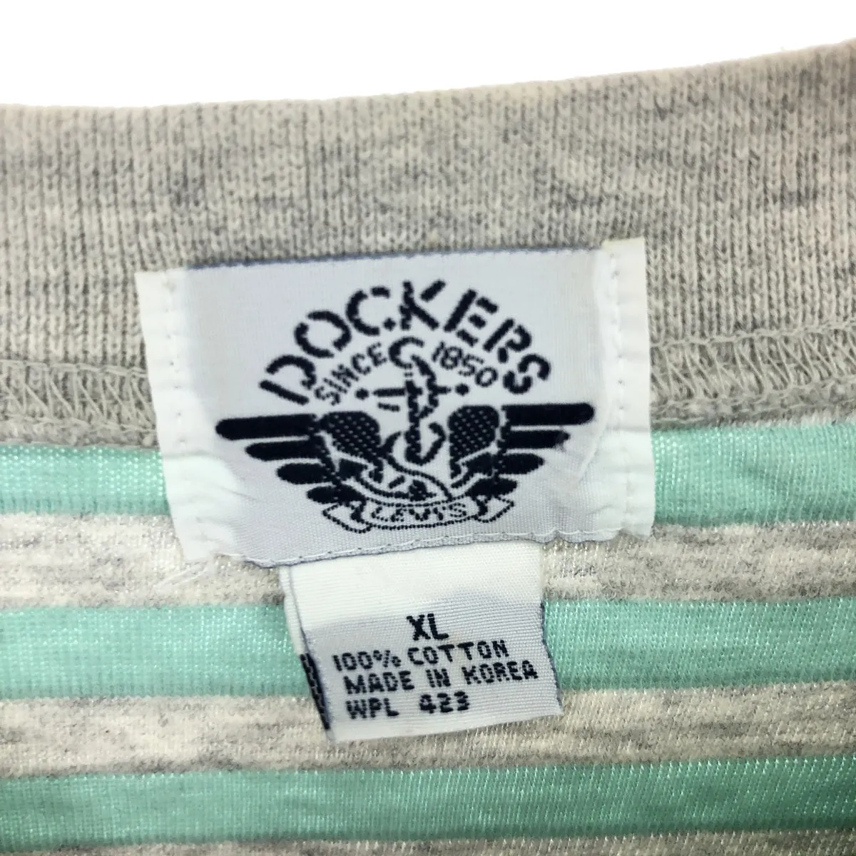 90'S Dockers Border Pattern Sweatshirt Trainer Men's XL Vintage /eaa434934