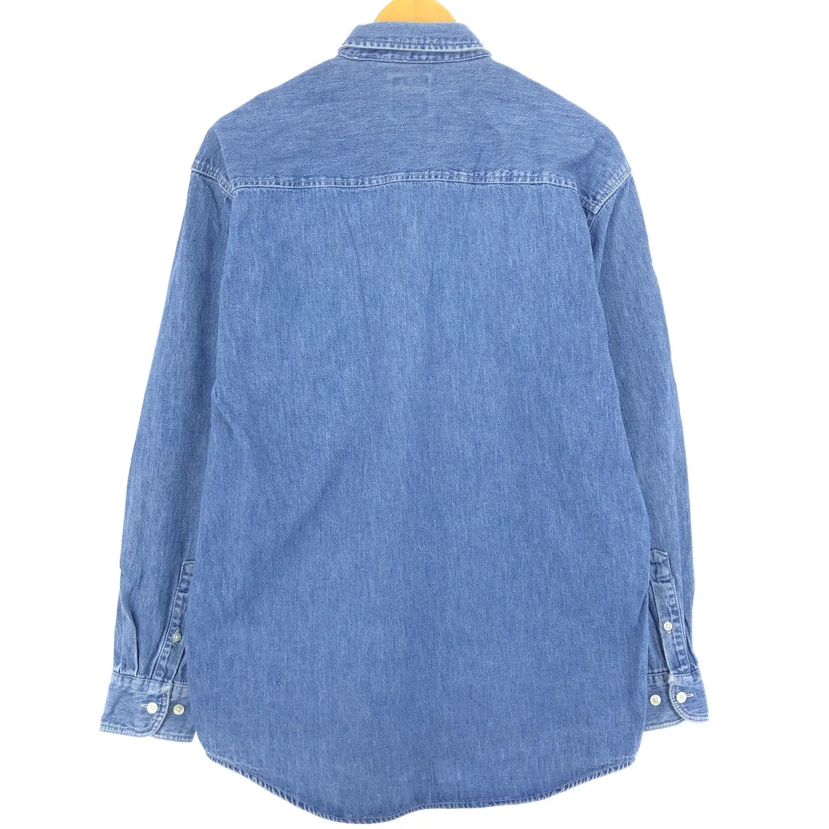 90'S GAP Old Gap Long Sleeve Button Down Denim Shirt Men's M Vintage /eaa431337