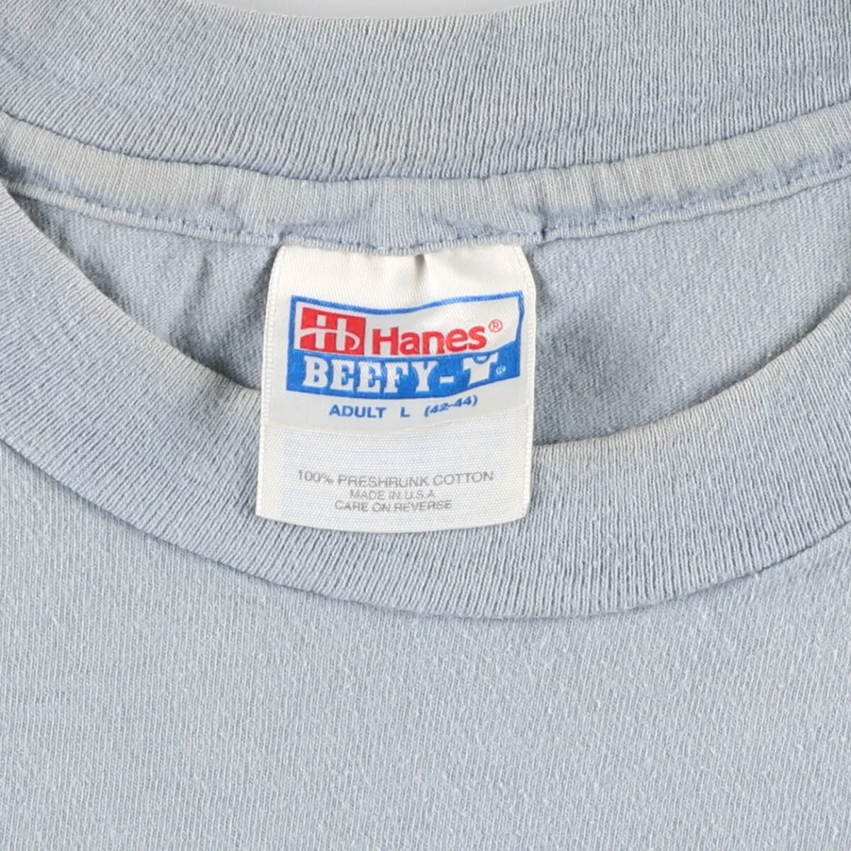 90'S Hanes BEEFY-T Back Print T-Shirt Made in USA Men's L Vintage /eaa432250