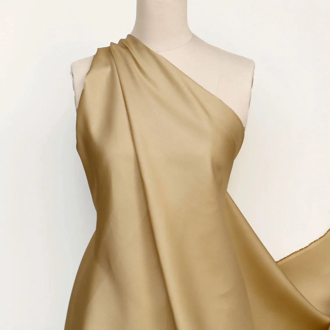 A Shade Of Gold Silk Twill