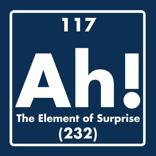 Ah! The Element Of Surprise