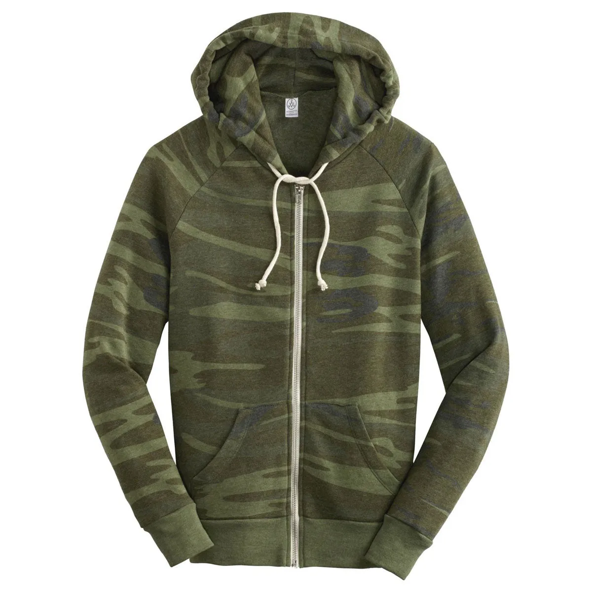 Alternative Women's Camo Adrian Eco-Fleece Zip Hoodie