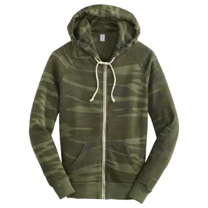 Alternative Women's Camo Adrian Eco-Fleece Zip Hoodie