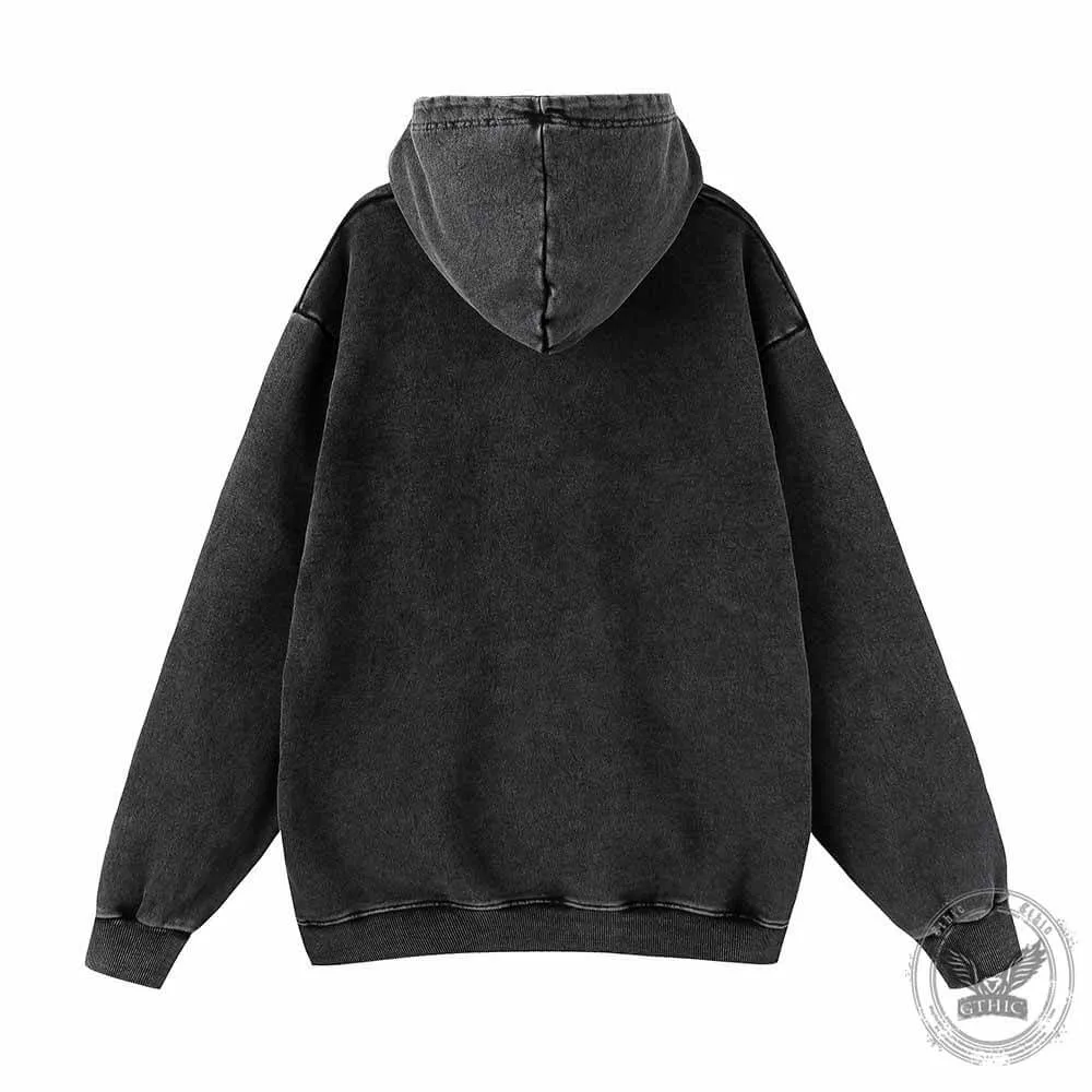 And She Lifted Heavily Ever After Vintage Washed Hoodie