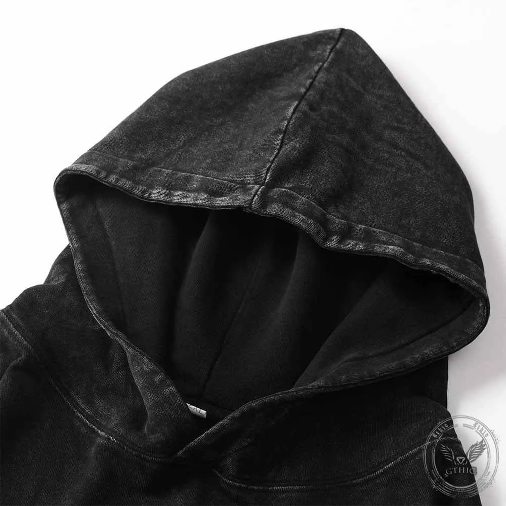 And She Lifted Heavily Ever After Vintage Washed Hoodie