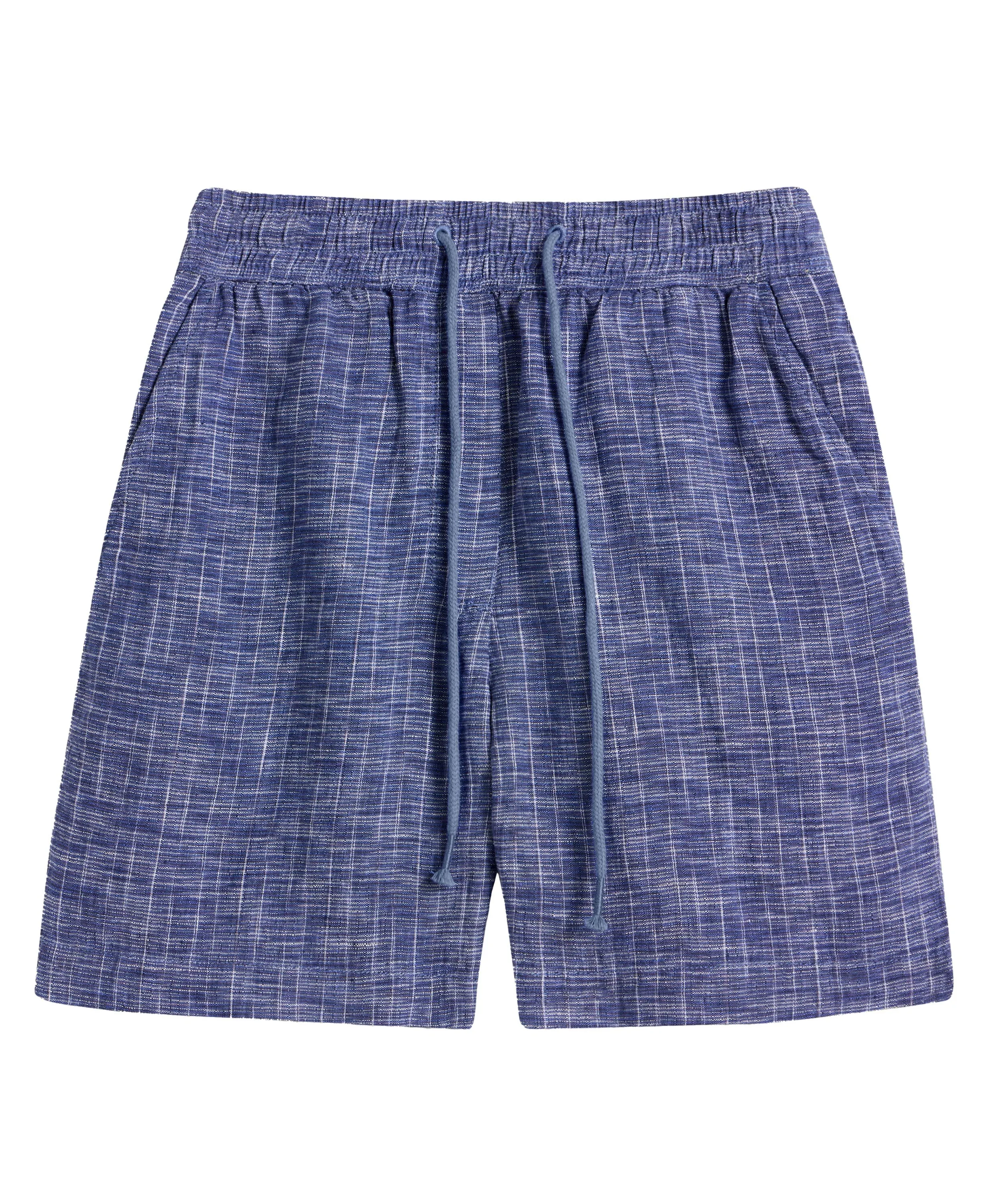 Belle Linen Shorts - Blue Multi