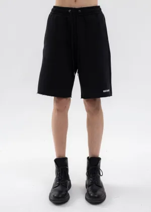 BLACK BASIC LOGO SHORTS