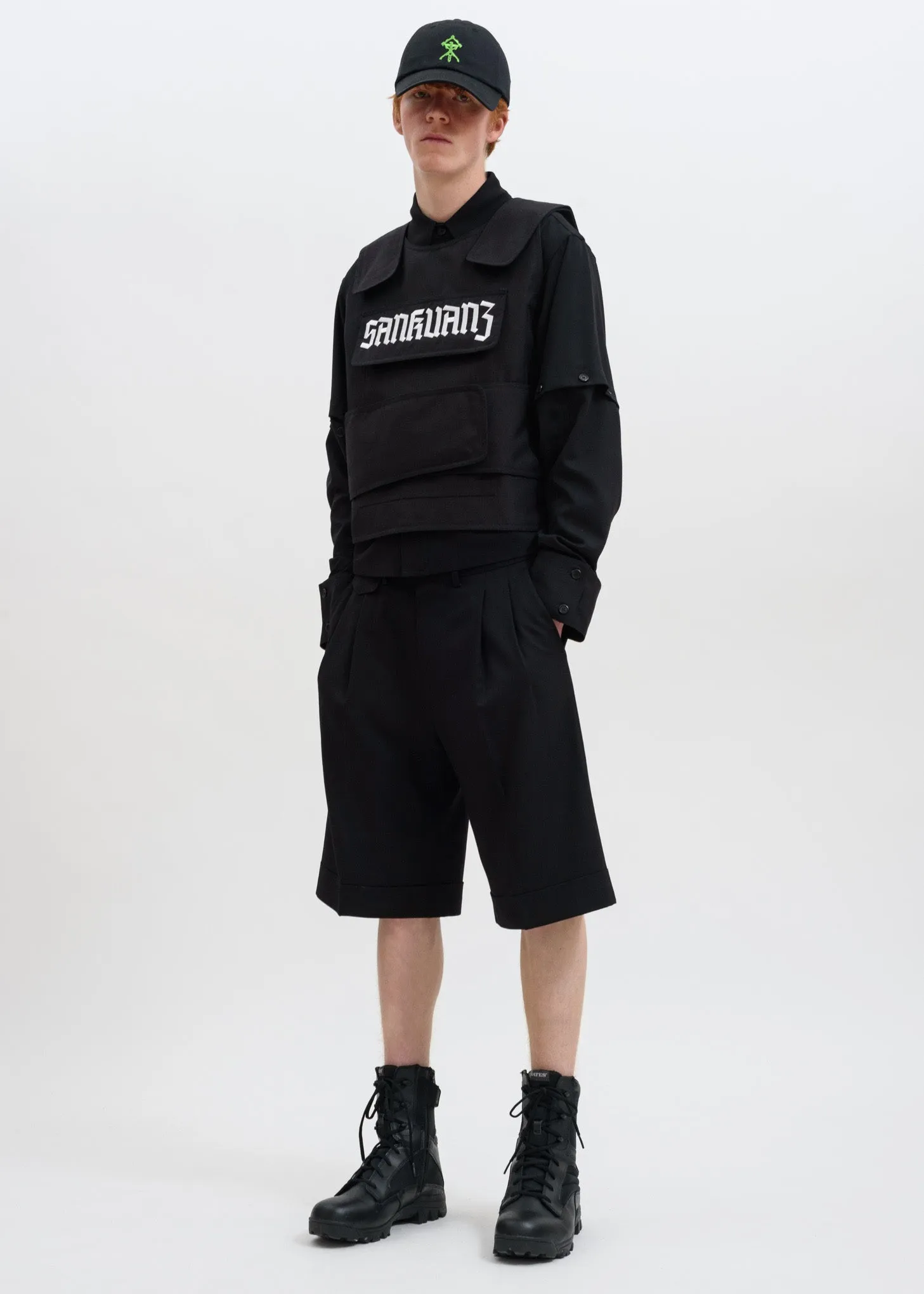 Black Light Wool Shorts