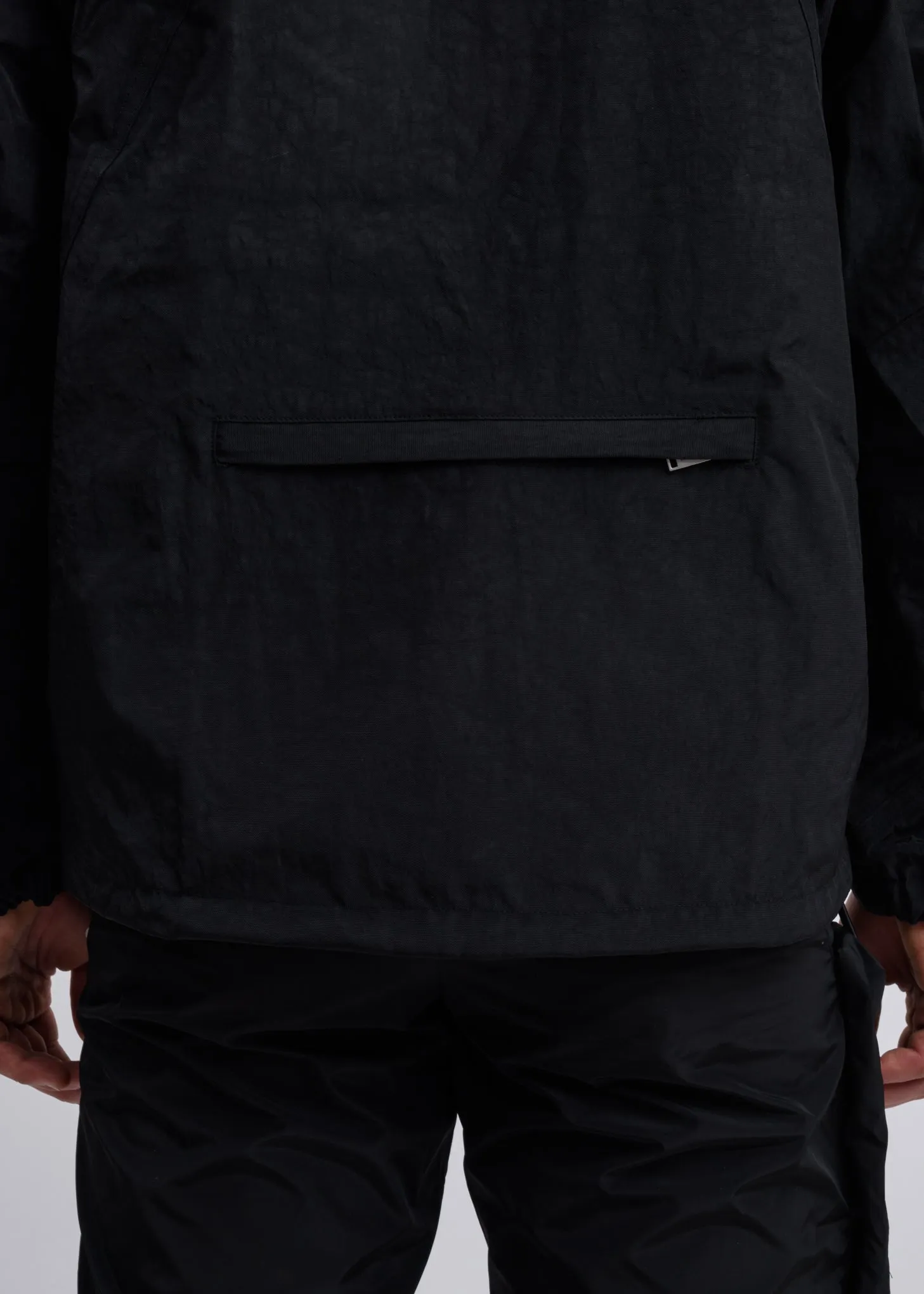 Black Panel Hooded Jacket