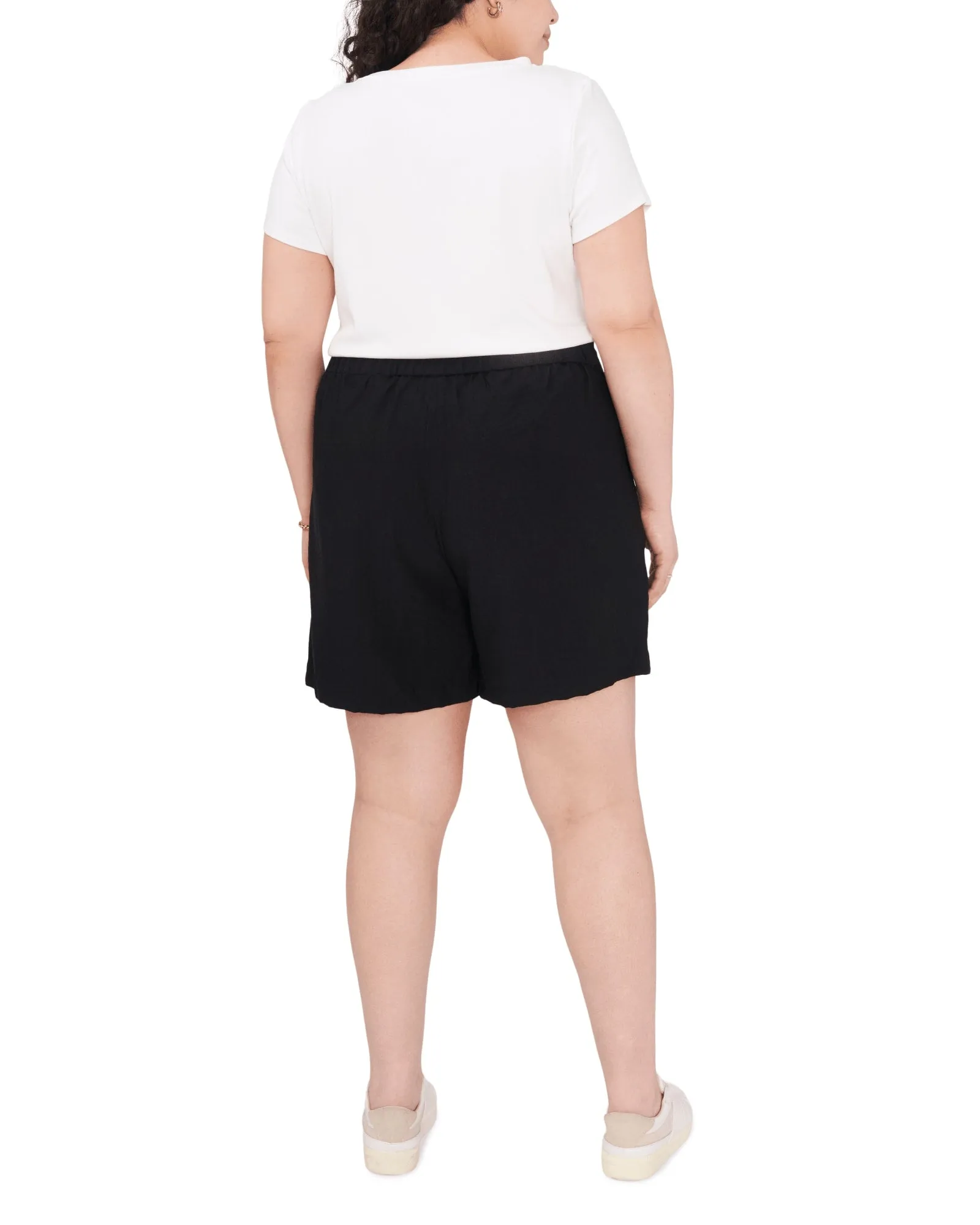 Brylie Rumple Twill Short | RICH BLACK