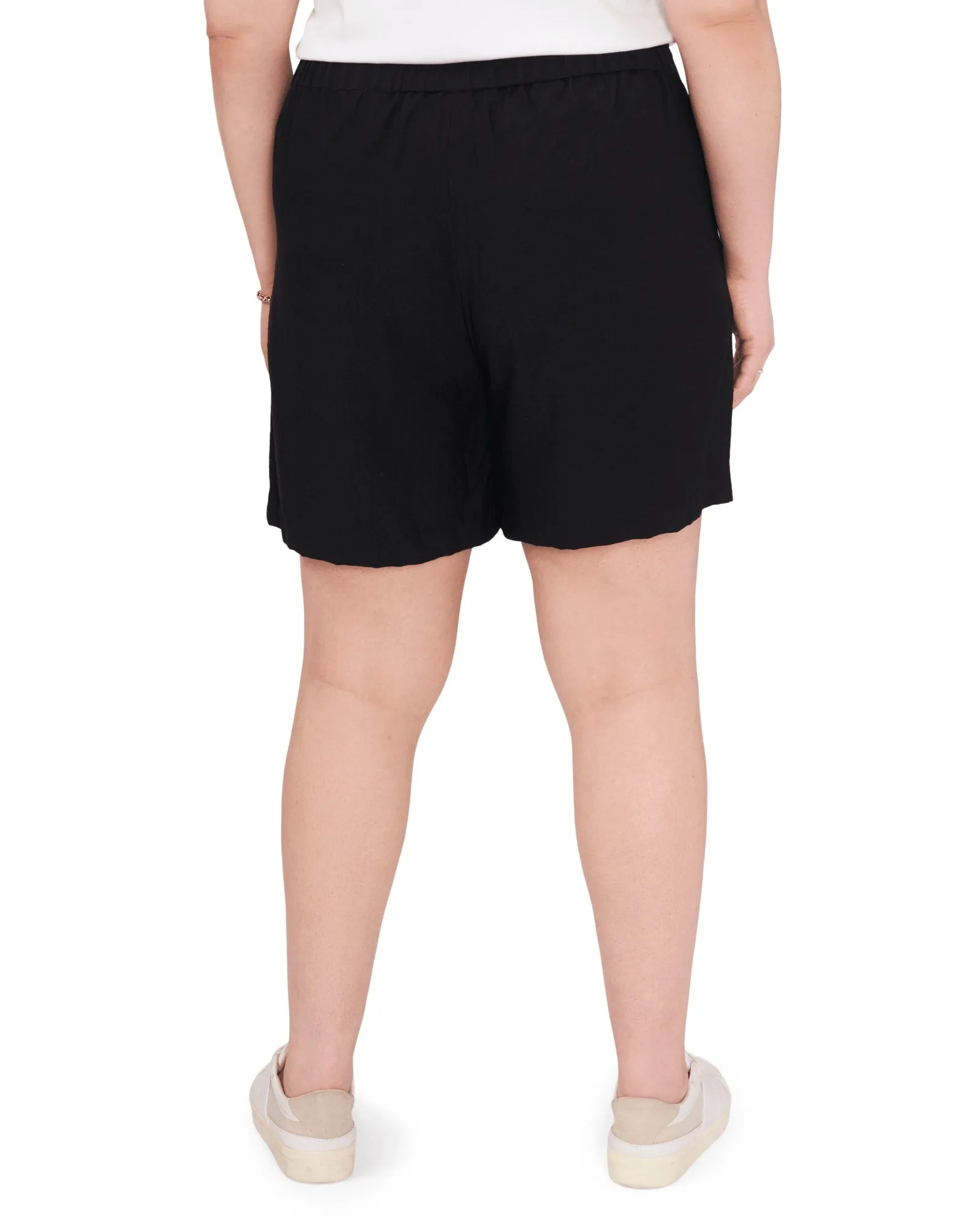 Brylie Rumple Twill Short | RICH BLACK