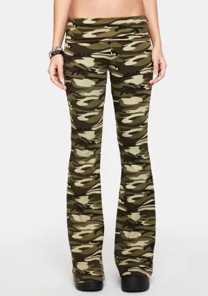 Camo Naomi Flared Leggings
