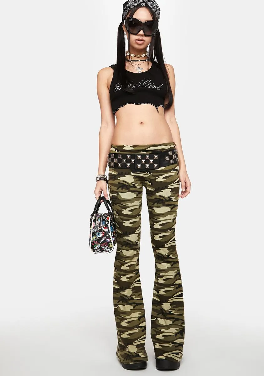 Camo Naomi Flared Leggings