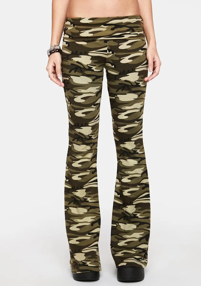 Camo Naomi Flared Leggings