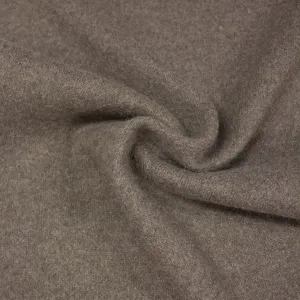 Carey Taupe Brown Wool Knit - COUPON 50CM