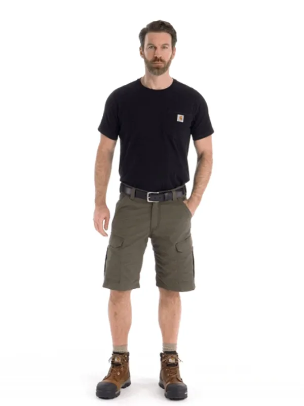 Carhartt 103543-217 Mens Force Relaxed Fit Ripstop Cargo Work Short Tarmac