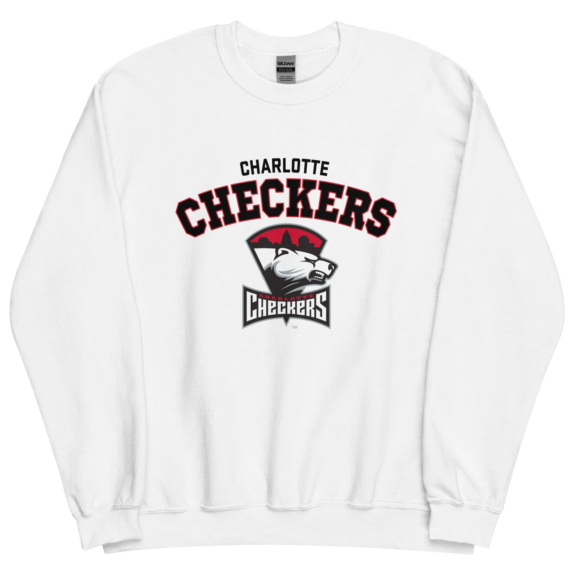 Charlotte Checkers Adult Arch Crewneck Sweatshirt