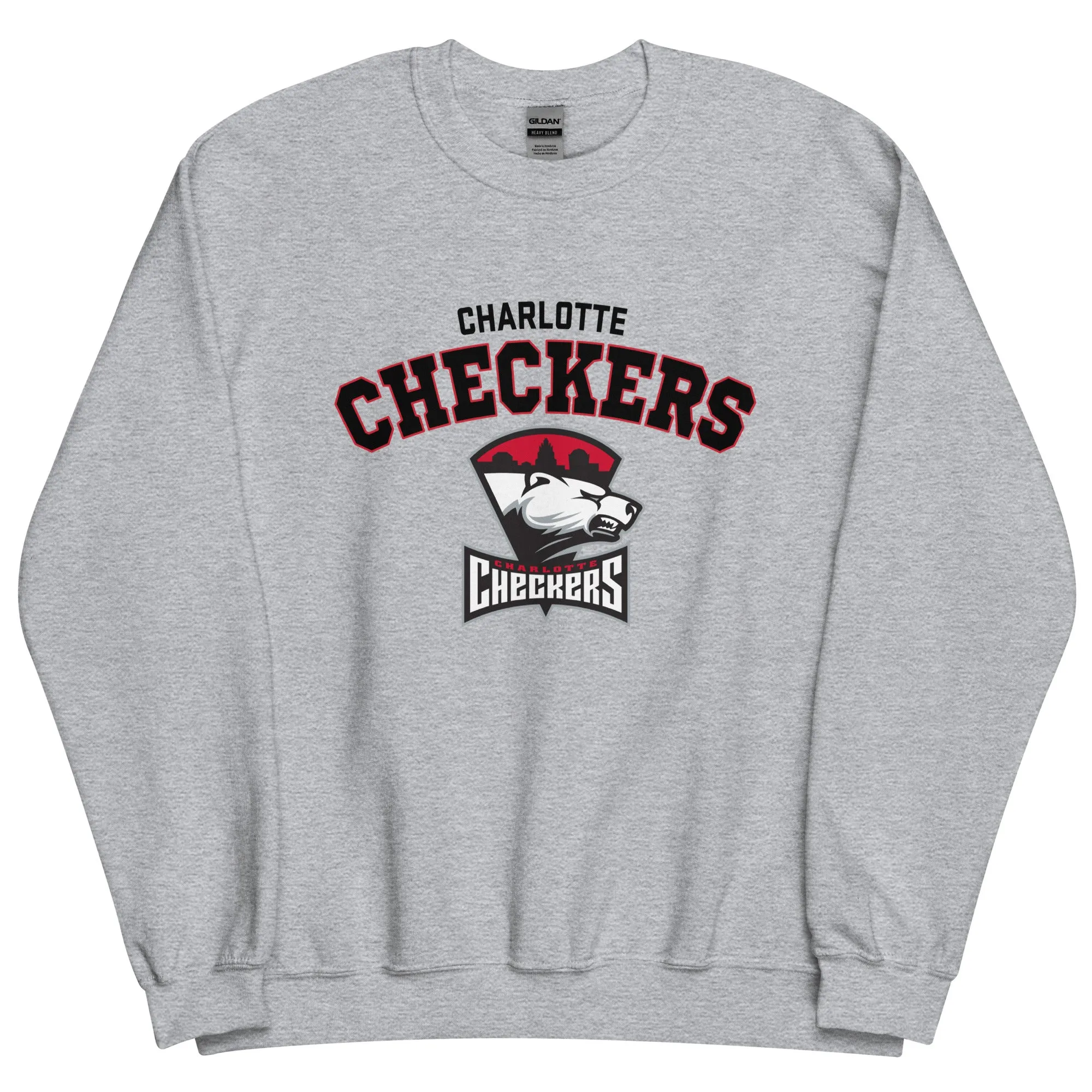Charlotte Checkers Adult Arch Crewneck Sweatshirt