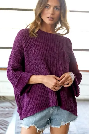 Cozy Plum Sweater