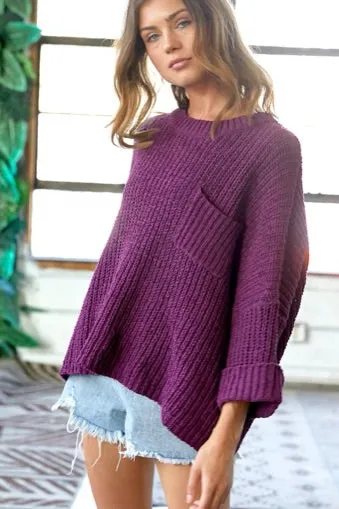 Cozy Plum Sweater