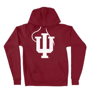 Crimson IU Trident Hooded Sweatshirt for Indiana University
