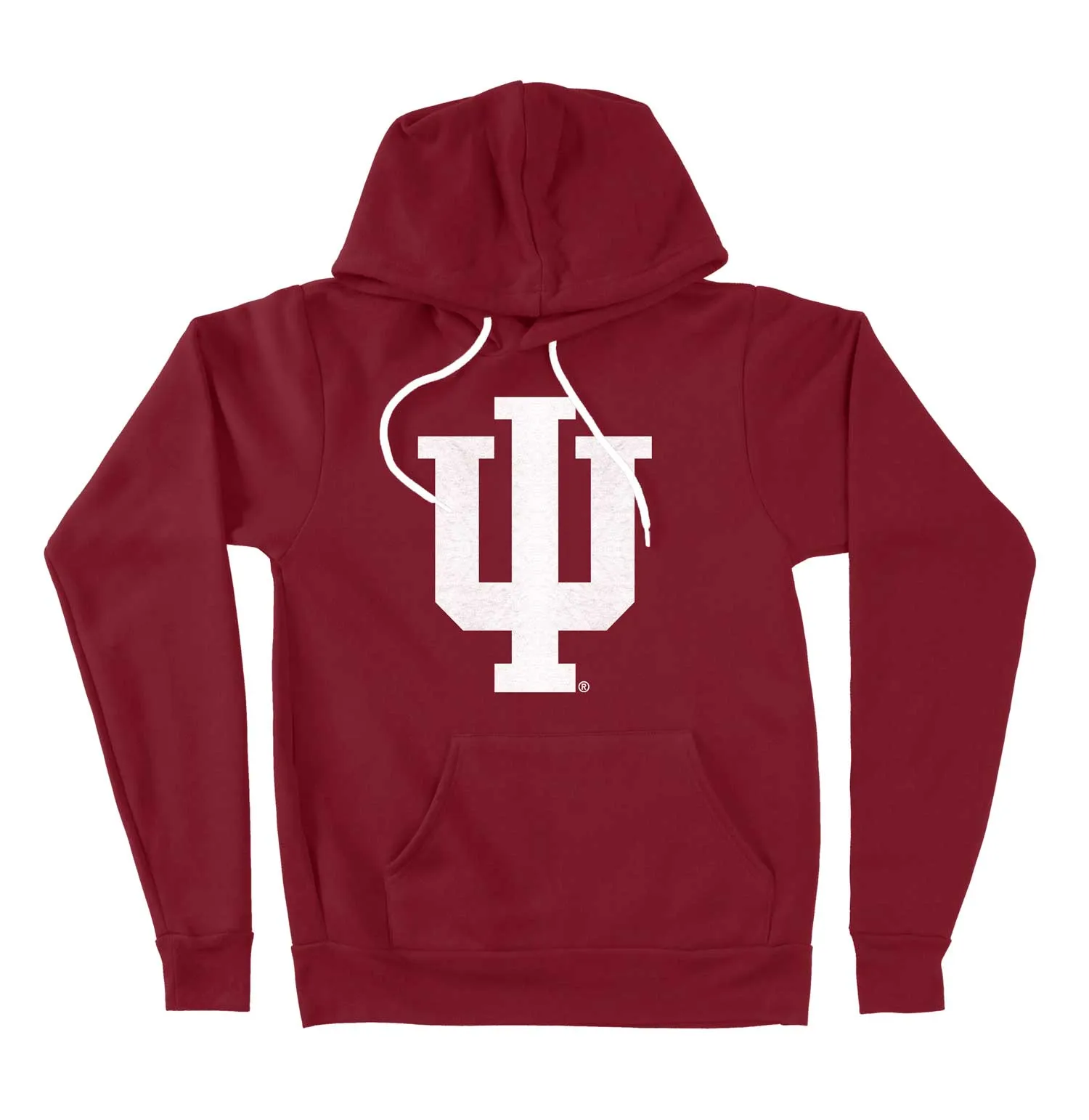 Crimson IU Trident Hooded Sweatshirt for Indiana University