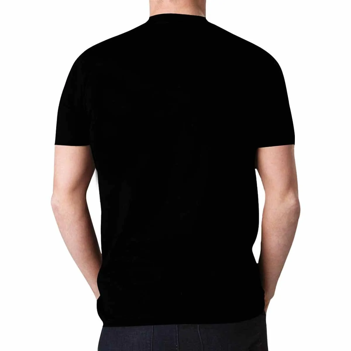 Custom Tee shirt with Picture I Love You Posture Men's All Over Print T-shirt with Personalized Pictures