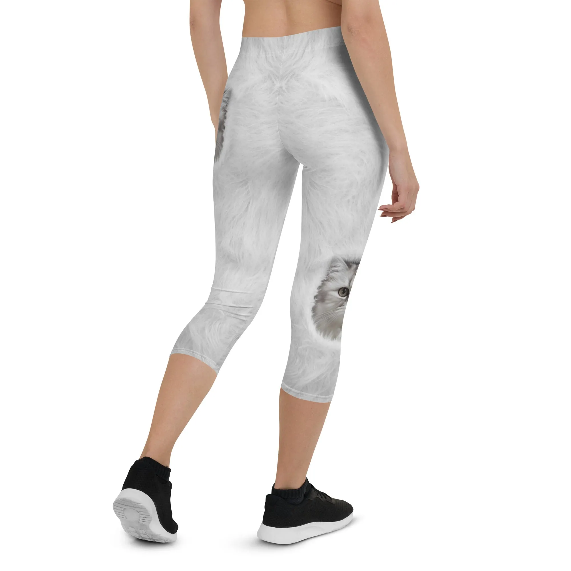 Cute Cozy Cat Capris