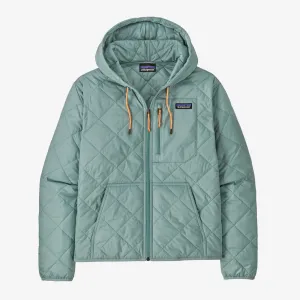 Diamond Quilted Bomber Hoody for Women