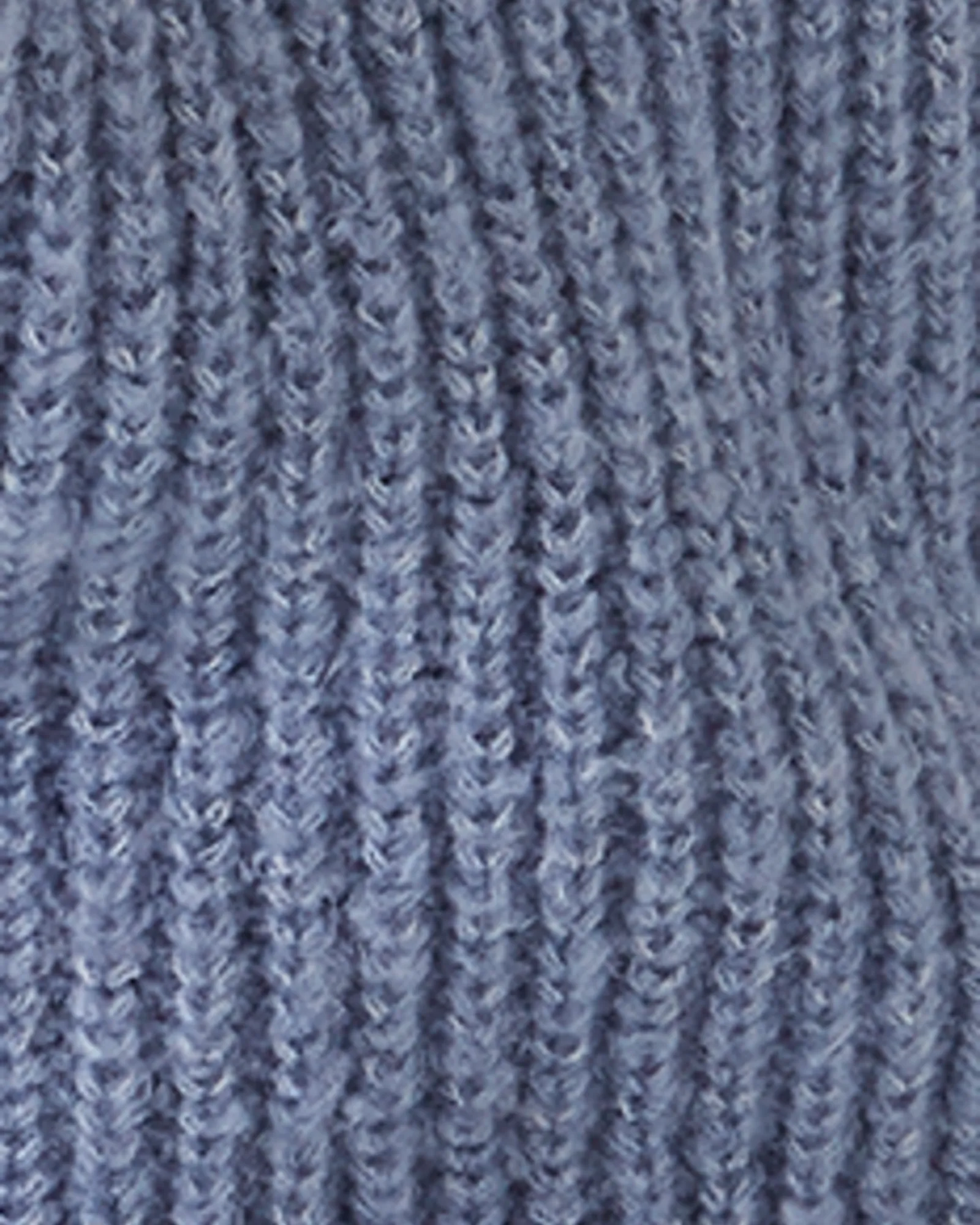 Dominique Cable-Knit Mock-Neck Sweater | Light Blue / Navy