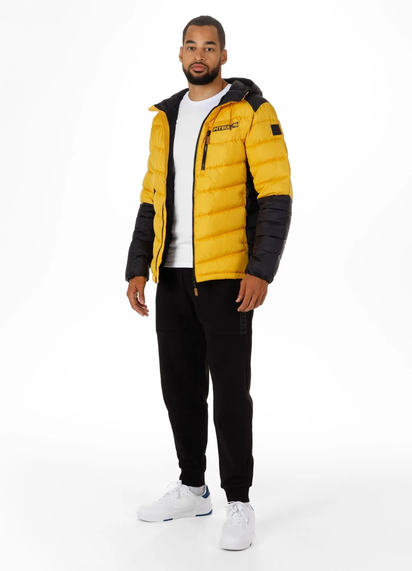 Evergold Hooded Jacket - Black/Yellow