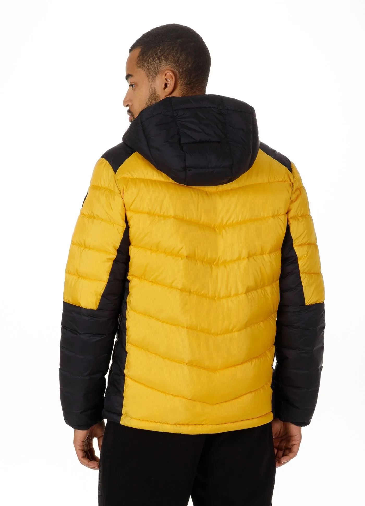 Evergold Hooded Jacket - Black/Yellow