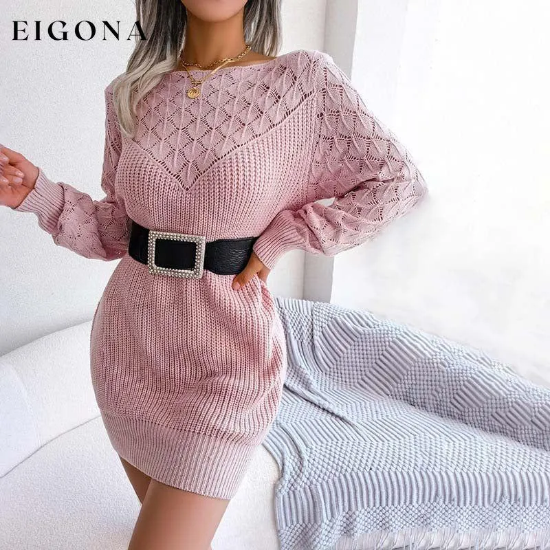Fashionable Knitted Dress