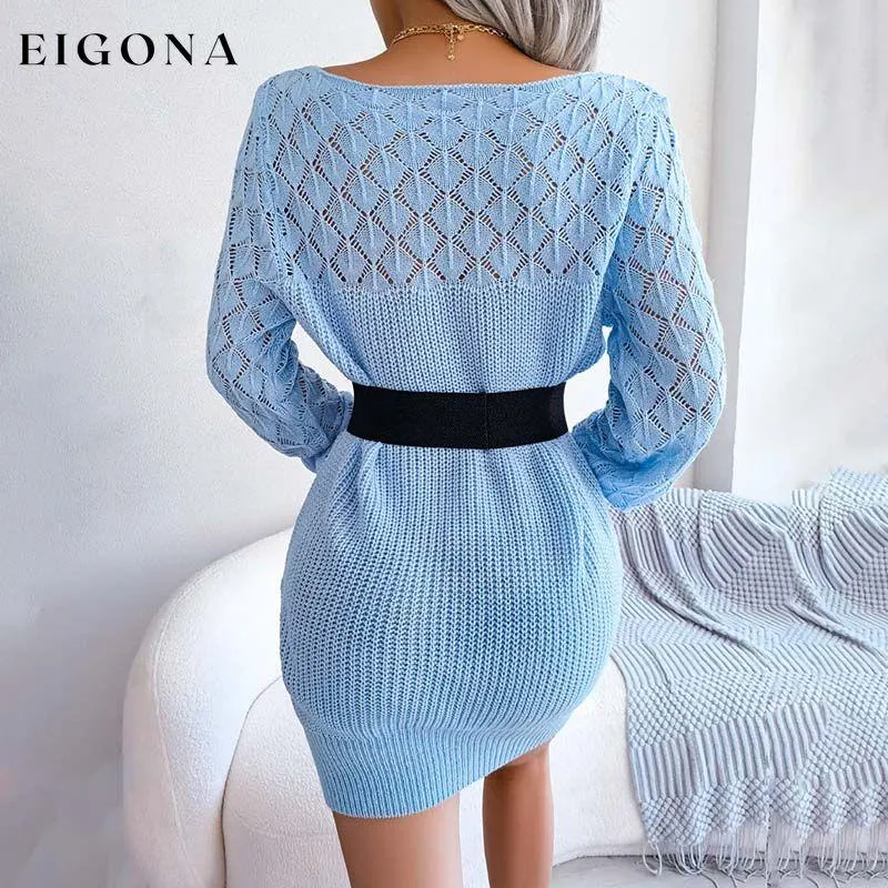 Fashionable Knitted Dress