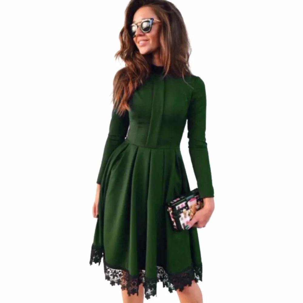 Fashionable Sexy Long Sleeve Dress