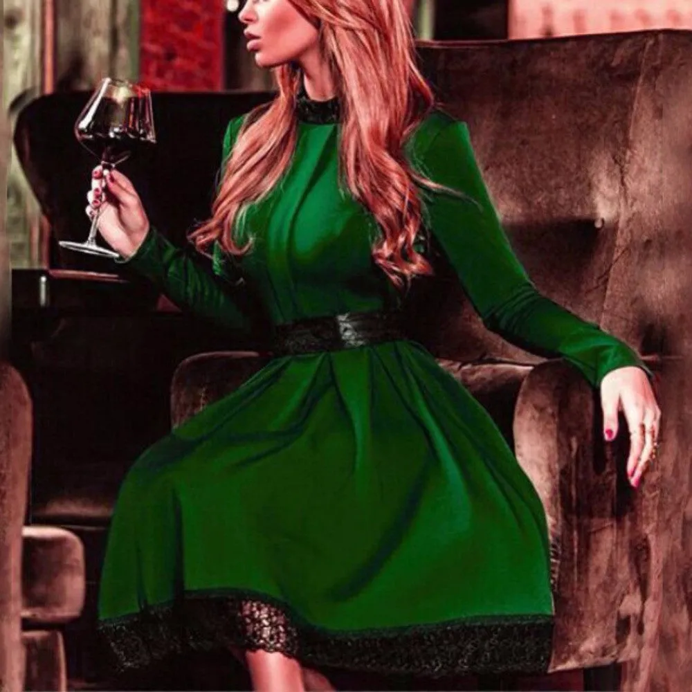 Fashionable Sexy Long Sleeve Dress