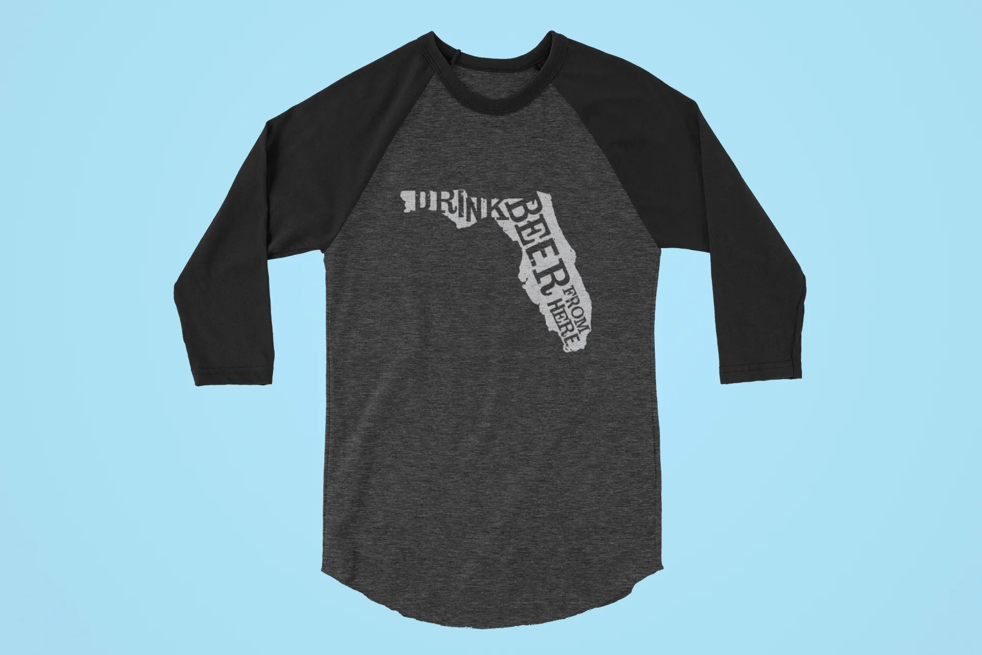 Florida Drink Beer From Here® - Craft Beer Baseball tee