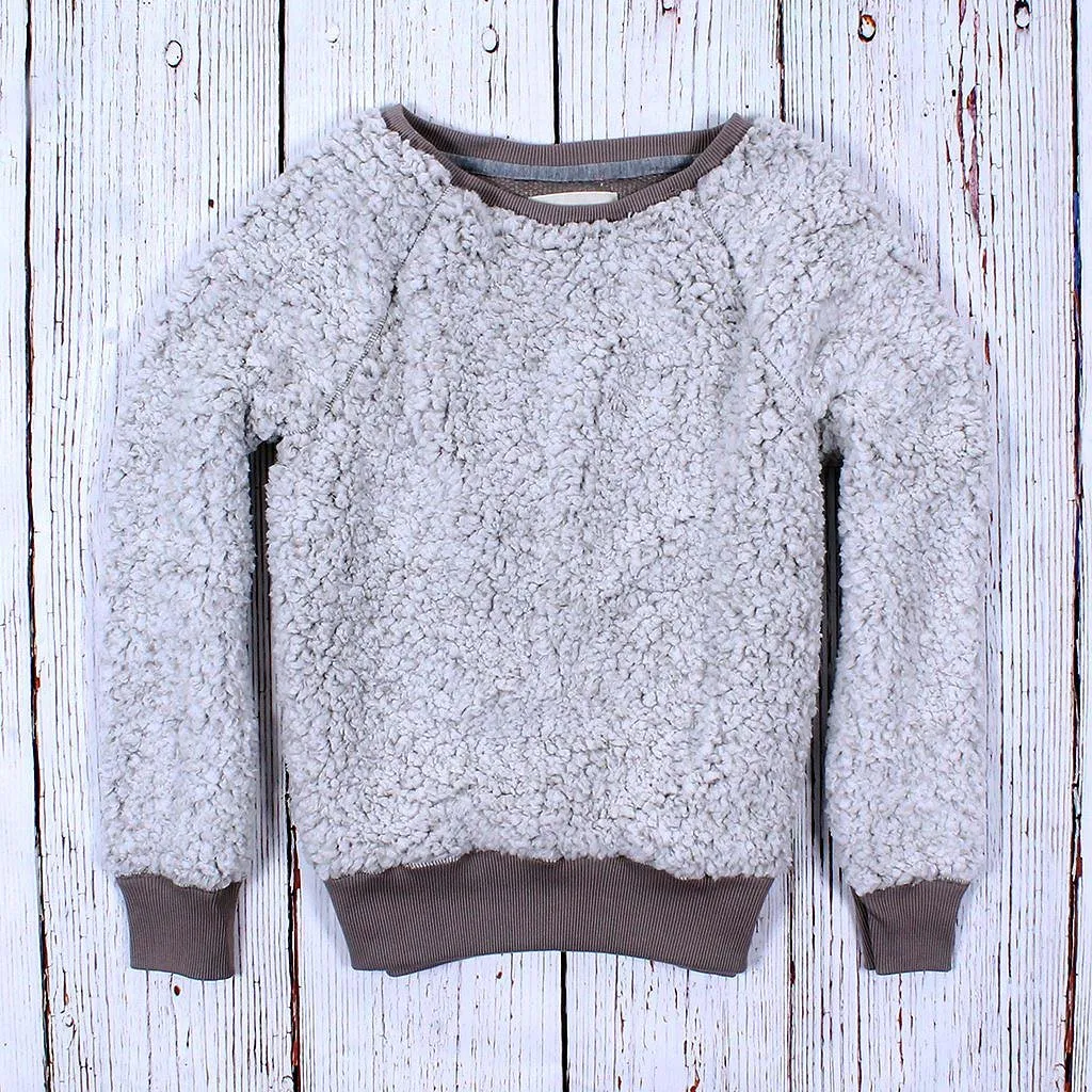 Frosty Tipped Cozy Sweatshirt