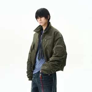 Green Insulated Pilot Jacket
