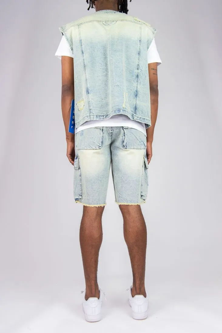 Grunge Cargo Jorts [12" Inseam Relaxed Fit] | Rebel Minds