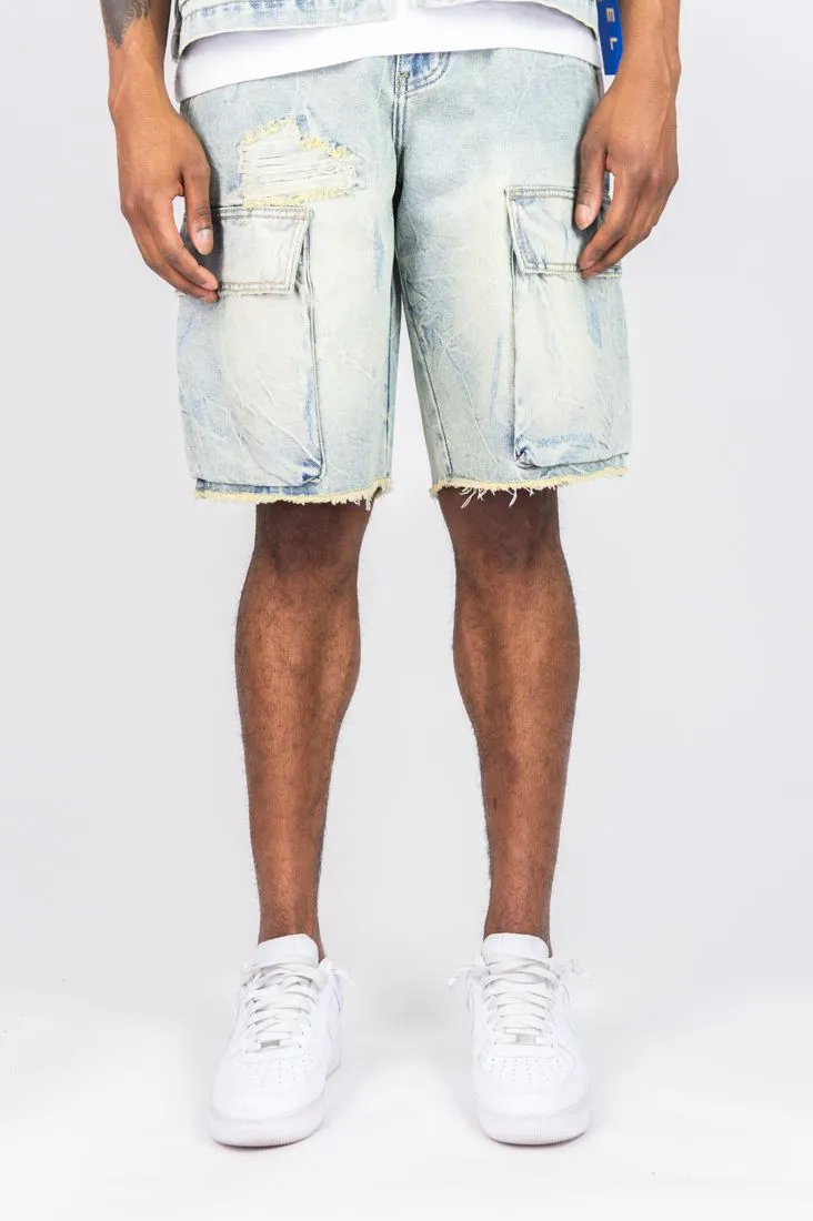 Grunge Cargo Jorts [12" Inseam Relaxed Fit] | Rebel Minds