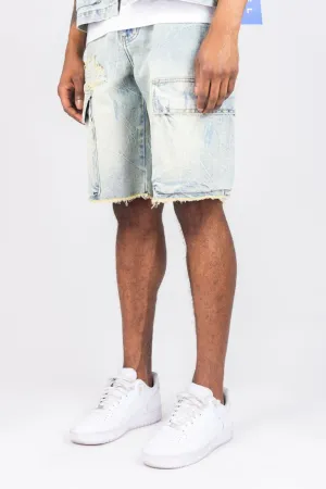 Grunge Cargo Jorts [12" Inseam Relaxed Fit] | Rebel Minds